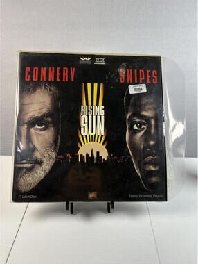 "Rising Sun" Extended Play Laserdisc LD - Sean Connery Wesley Snipes